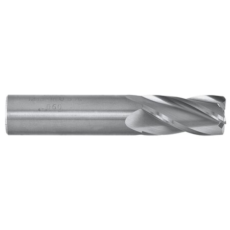 Cgs Tool 4Fl Std Cr End Mill 1/2" Dia 1" Loc 3" Oal W/.045" Rad CR143-5000.045
